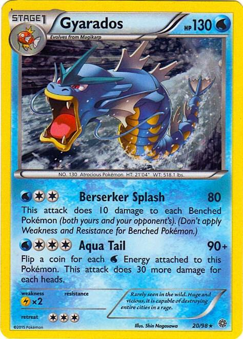 Ancient Origins Gyarados [Cosmos-Holo] Pokémon card